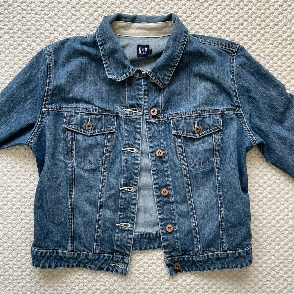 Y2K Gap classic blue jean jacket